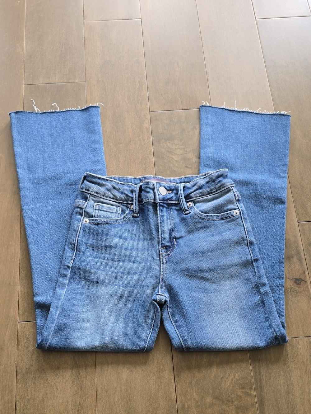 Just USA Light Blue High-Rise Straight Jeans